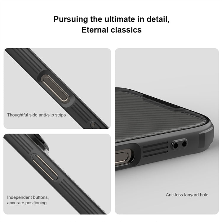 For iPhone 16 Pro NILLKIN CamShield Prop MagSafe Magnetic Translucent PC Phone Case(Black) - free shipping - PMC Jewellery - Order now!