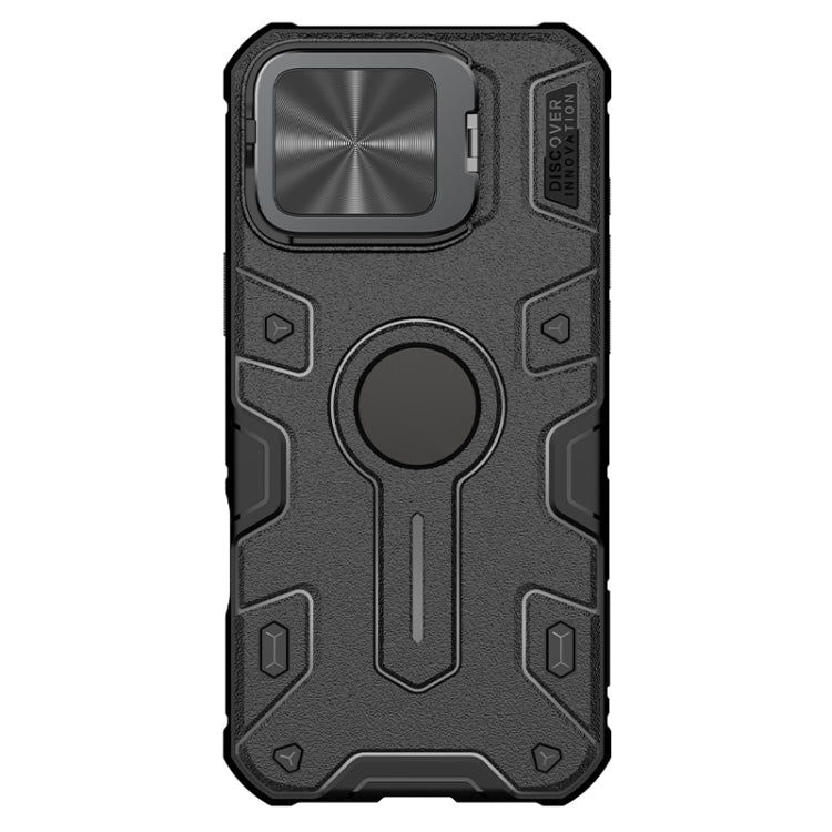 For iPhone 16 Pro Max NILLKIN Black Rhino Prop MagSafe Magnetic PC Phone Case(Black) - free shipping - PMC Jewellery - Order now!