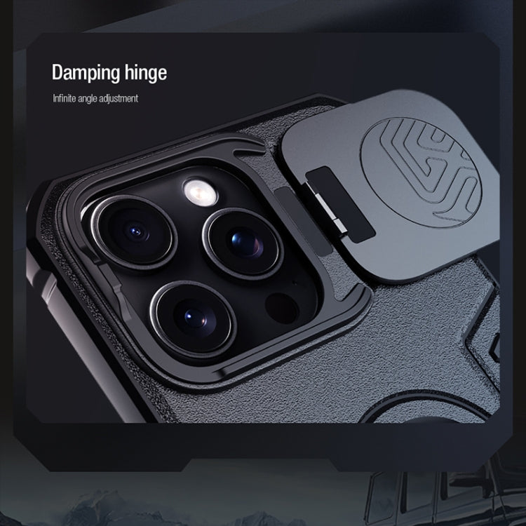 For iPhone 16 Pro Max NILLKIN Black Rhino Prop MagSafe Magnetic PC Phone Case(Black) - free shipping - PMC Jewellery - Order now!