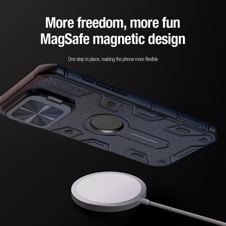 For iPhone 16 Pro Max NILLKIN Black Rhino Prop MagSafe Magnetic PC Phone Case(Black) - free shipping - PMC Jewellery - Order now!