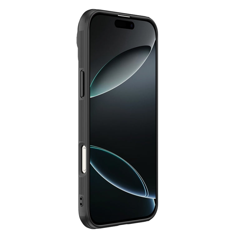 For iPhone 16 Pro Max NILLKIN Black Mirror Prop CD Texture Mirror Phone Case(Black) - free shipping - PMC Jewellery - Order now!