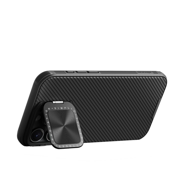For iPhone 16 Pro NILLKIN Black Mirror Prop CD Texture Mirror Phone Case(Black) - free shipping - PMC Jewellery - Order now!