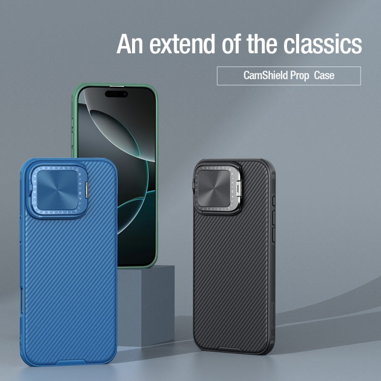 For iPhone 16 Pro Max NILLKIN Black Mirror Prop CD Texture Mirror Phone Case(Green) - free shipping - PMC Jewellery - Order now!
