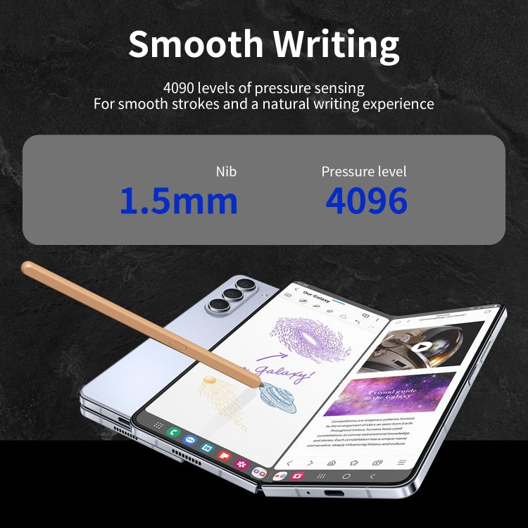 For Samsung Galaxy Z Fold6 / 5 / 4 / 3 Electromagnetic Stylus Pen with Pen Slot(Pink) - Stylus Pen by PMC TechLife | Online Shopping South Africa | PMC TechLife | Buy Now Pay Later Mobicred