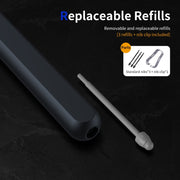 For Samsung Galaxy Z Fold6 / 5 / 4 / 3 Electromagnetic Stylus Pen with Pen Slot(Black)
