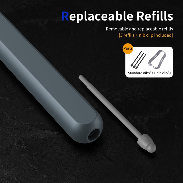 For Samsung Galaxy Z Fold6 / 5 / 4 / 3 Electromagnetic Stylus Pen with Pen Slot(Dark Grey) - Stylus Pen by PMC Jewellery | Online Shopping South Africa | PMC Jewellery | Buy Now Pay Later Mobicred