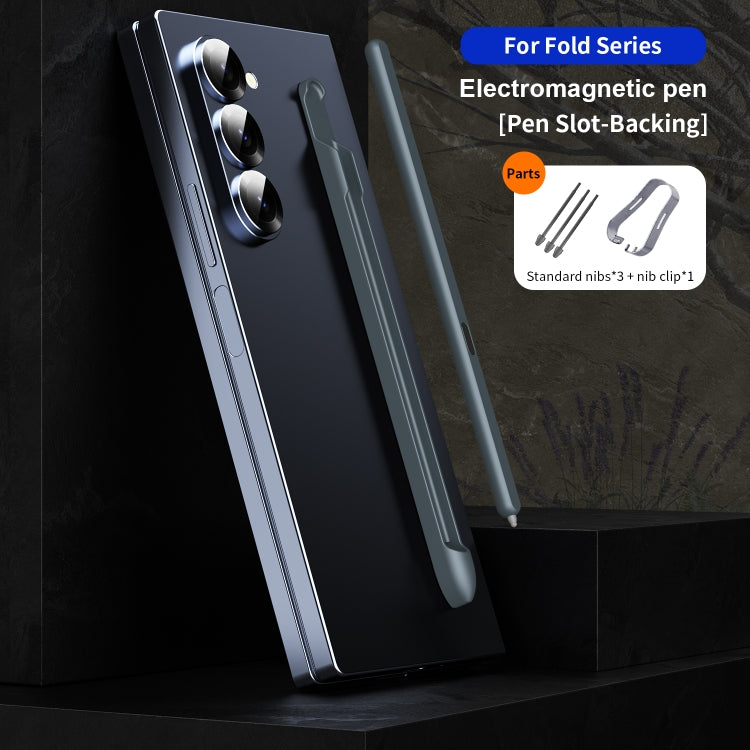 For Samsung Galaxy Z Fold6 / 5 / 4 / 3 Electromagnetic Stylus Pen with Pen Slot(Dark Grey) - Stylus Pen by PMC Jewellery | Online Shopping South Africa | PMC Jewellery | Buy Now Pay Later Mobicred