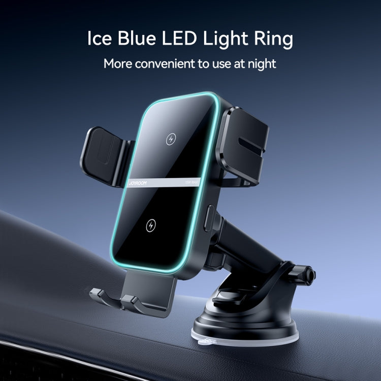 JOYROOM JR-ZS246S Car Instrument Platform Wireless Charger Phone Holder(Black) - free shipping - PMC Jewellery - Order now!