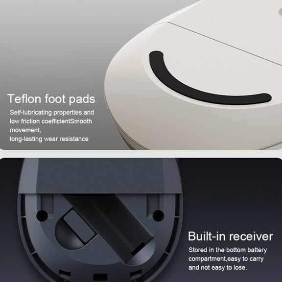 Original Xiaomi XMSMSB01YM 1200DPI Bluetooth Dual Mode Wireless Mouse 2(Beige)