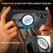 For ZTE nubia Red Magic 9 Pro / 9S Pro Heat Dissipation Aromatherapy MagSafe Holder Phone Case(Black)