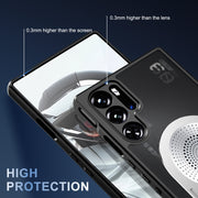 For ZTE nubia Red Magic 9 Pro / 9S Pro Heat Dissipation Aromatherapy MagSafe Holder Phone Case(Silver)