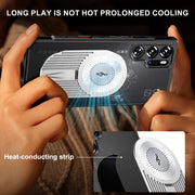 For ZTE nubia Red Magic 9 Pro / 9S Pro Heat Dissipation Aromatherapy MagSafe Holder Phone Case(Silver)