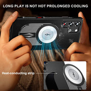 For ZTE nubia Red Magic 10 Pro+ Heat Dissipation Aromatherapy MagSafe Holder Phone Case(Black)