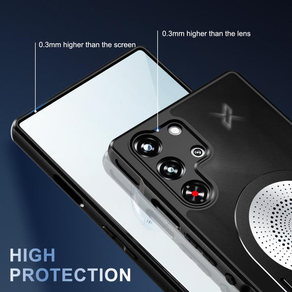 For ZTE nubia Red Magic 10 Pro+ Heat Dissipation Aromatherapy MagSafe Holder Phone Case(Silver)