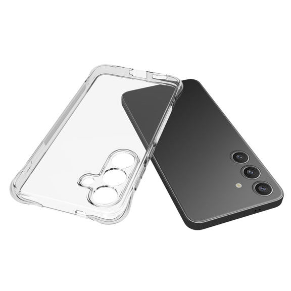 For Samsung Galaxy S25 5G Shockproof Non-slip Thickening TPU Phone Case(Transparent)