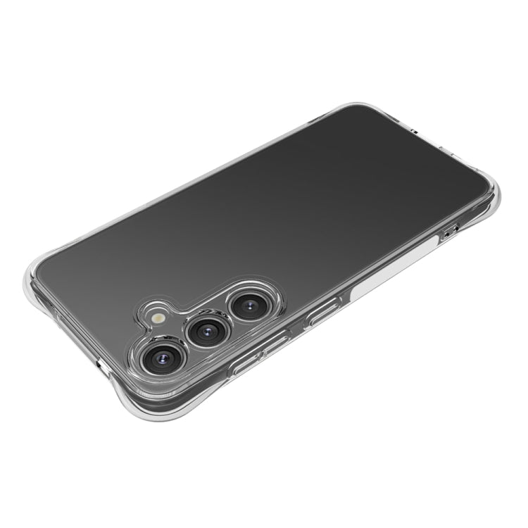 For Samsung Galaxy S25 5G Shockproof Non-slip Thickening TPU Phone Case(Transparent)