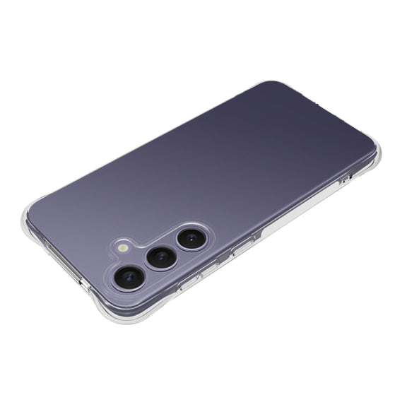 For Samsung Galaxy S25+ 5G Shockproof Non-slip Thickening TPU Phone Case(Transparent)