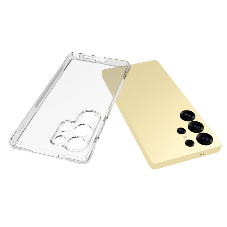 For Samsung Galaxy S25 Ultra 5G Shockproof Non-slip Thickening TPU Phone Case(Transparent)