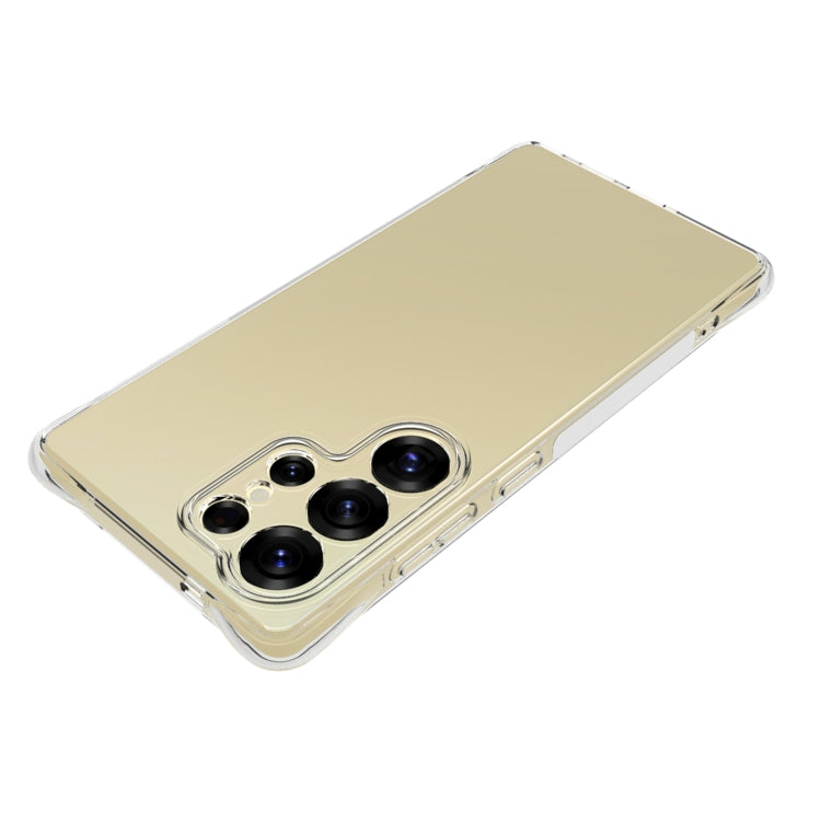For Samsung Galaxy S25 Ultra 5G Shockproof Non-slip Thickening TPU Phone Case(Transparent)