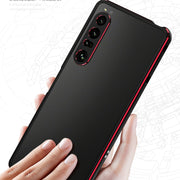 For Sony Xperia 1 VI Aurora Series Lens Protector + Metal Frame Protective Phone Case(Silver)