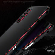 For Sony Xperia 1 VI Aurora Series Lens Protector + Metal Frame Protective Phone Case(Black Silver)