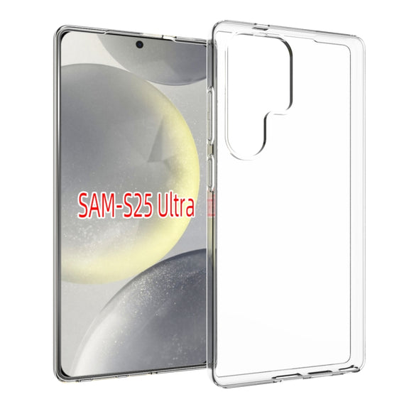 For Samsung Galaxy S25 Ultra 5G Water-resistant Texture TPU Phone Case(Transparent)