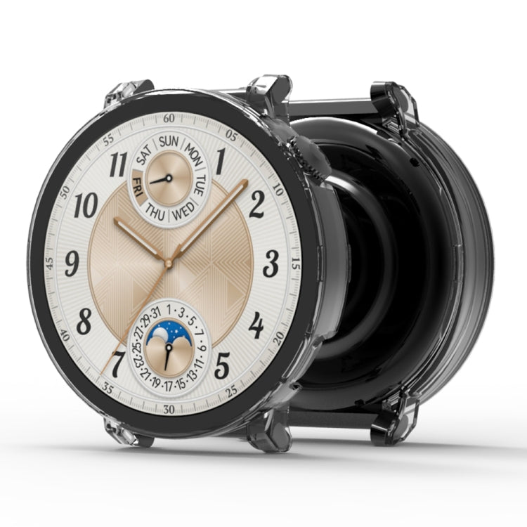 For Huawei Watch GT 5 41mm Tempered Glass Film Integrated PC Watch Protective Case(Transparent) - Watch Cases by PMC TechLife | Online Shopping South Africa | PMC TechLife | Buy Now Pay Later Mobicred