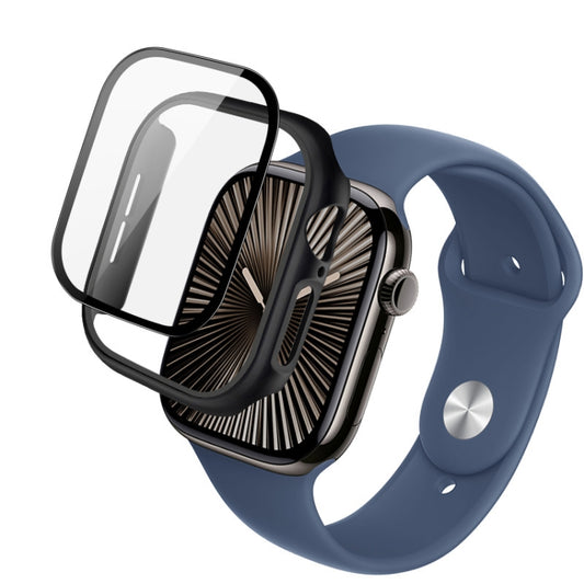 For Apple Watch Series 10 42mm imak Integrated Watch Case with Film(Black) - free shipping - PMC Jewellery - Order now!