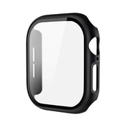 For Apple Watch Series 10 42mm imak Integrated Watch Case with Film(Black)