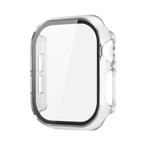 For Apple Watch Series 10 42mm imak Integrated Watch Case with Film(Transparent)
