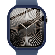 For Apple Watch Series 10 42mm imak Integrated Watch Case with Film(Blue)