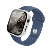 For Apple Watch Series 10 42mm imak Integrated Watch Case with Film(Silver)