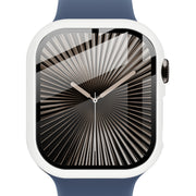 For Apple Watch Series 10 46mm imak Integrated Watch Case with Film(White)
