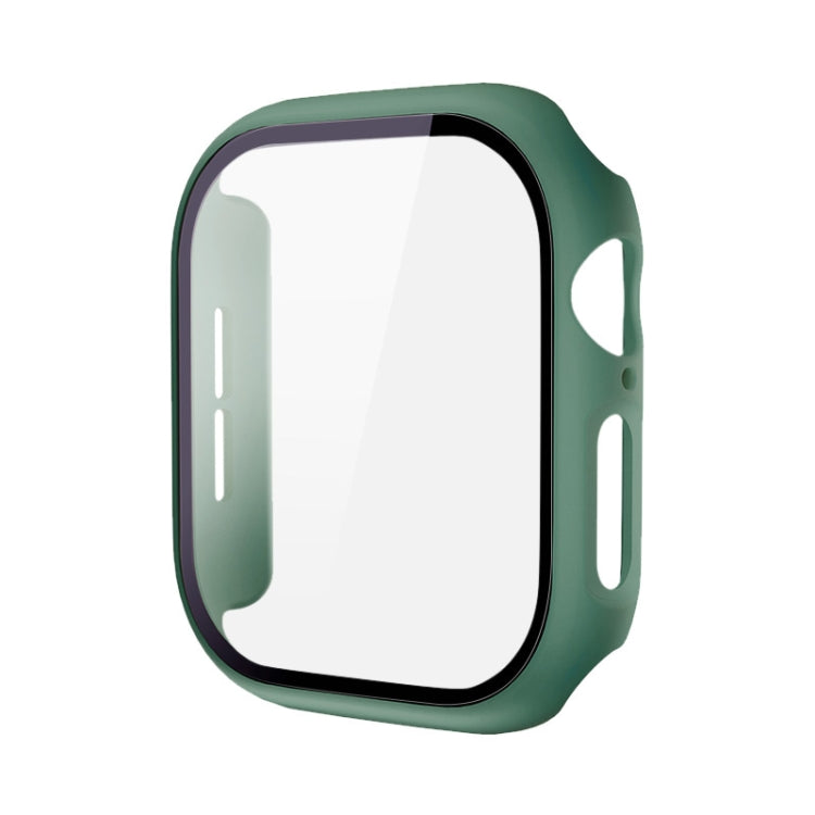 For Apple Watch Series 10 46mm imak Integrated Watch Case with Film(Green)