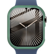 For Apple Watch Series 10 46mm imak Integrated Watch Case with Film(Green)