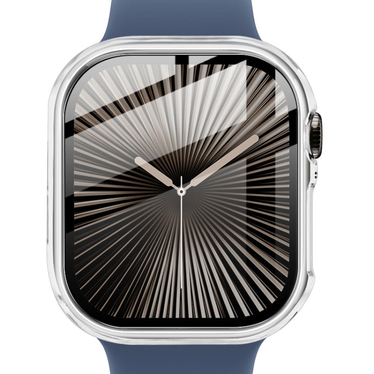 For Apple Watch Series 10 46mm imak Integrated Watch Case with Film(Transparent)
