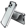 For iPhone 16 Pro Max TPU + Aluminum Alloy Frame Phone Case(Silver) - iPhone 16 Pro Max Cases by PMC TechLife | Online Shopping South Africa | PMC TechLife | Buy Now Pay Later Mobicred