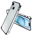 For iPhone 16 TPU + Aluminum Alloy Frame Phone Case(Silver) - iPhone 16 Cases by PMC TechLife | Online Shopping South Africa | PMC TechLife | Buy Now Pay Later Mobicred