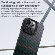 For iPhone 16 Pro Benks Color Shield C1 Classic Kevlar Woven MagSafe Phone Case