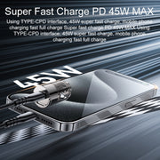 Yesido Y67 PD45W Single USB-C / Type-C Zinc Alloy Mini Car Charger(Metal Grey)