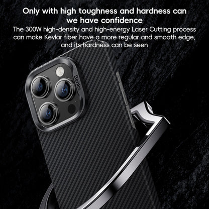 For iPhone 16 Benks Classic Kevlar 600D Fiber MagSafe Phone Case(Black) - free shipping - PMC Jewellery - Order now!