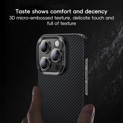 For iPhone 16 Benks Classic Kevlar 600D Fiber MagSafe Phone Case(Black) - free shipping - PMC Jewellery - Order now!