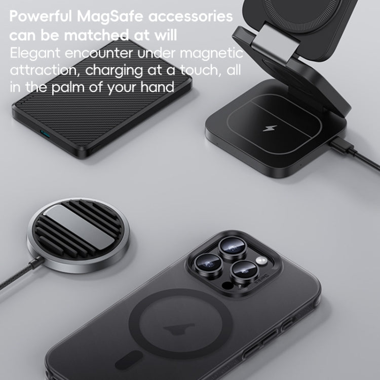 For iPhone 16 Pro Max Benks Frosted MagSafe Magnetic Shockproof Phone Case(Black)