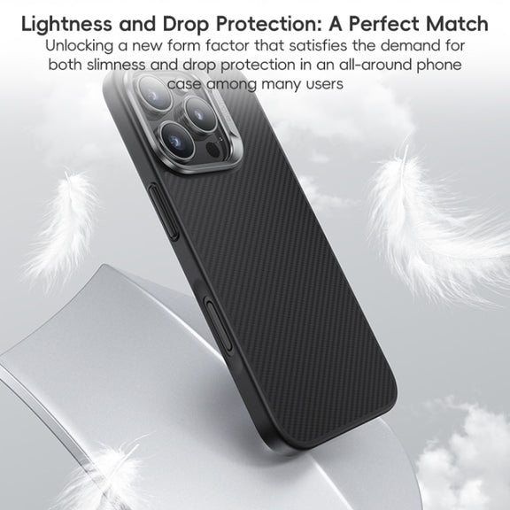For iPhone 16 Pro Benks MagSafe Kevlar Fiber Ultra-thin Shockproof Phone Case(Black)