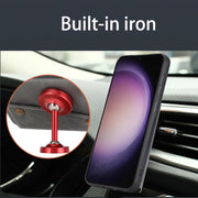 For Samsung Galaxy S25 5G Double Buckle Card Slots Magnetic Phone Case(Brown)