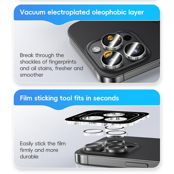 For iPhone 16 Pro Benks King Kong Series Corning Single Clear Lens Protective Film