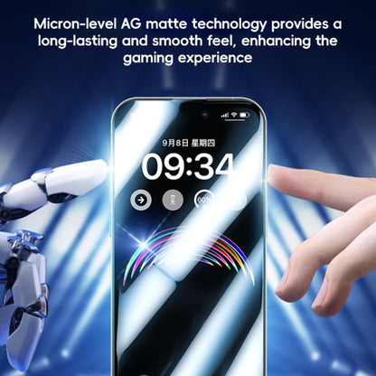 For iPhone 16 Benks Ice Sense Gaming Frosted Tempered Glass Film - free shipping - PMC Jewellery - Order now!