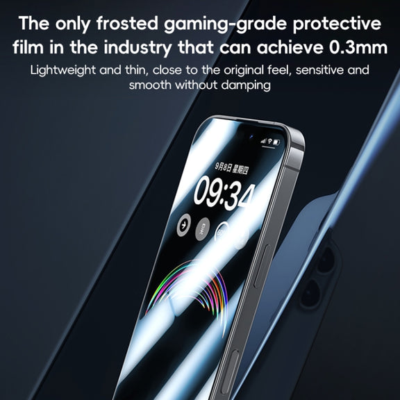 For iPhone 16 Benks Ice Sense Gaming Frosted Tempered Glass Film