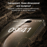For iPhone 16 Plus Benks Black Gold Series 3D Heat Bending Full Glue Full Coverage HD Tempered Film
