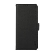 For Samsung Galaxy S25 Ultra ABEEL Side-Magnetic Litchi Pattern Leather RFID Phone Case(Black)